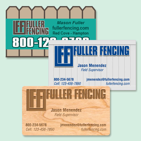 Business Cards for Fence Professionals